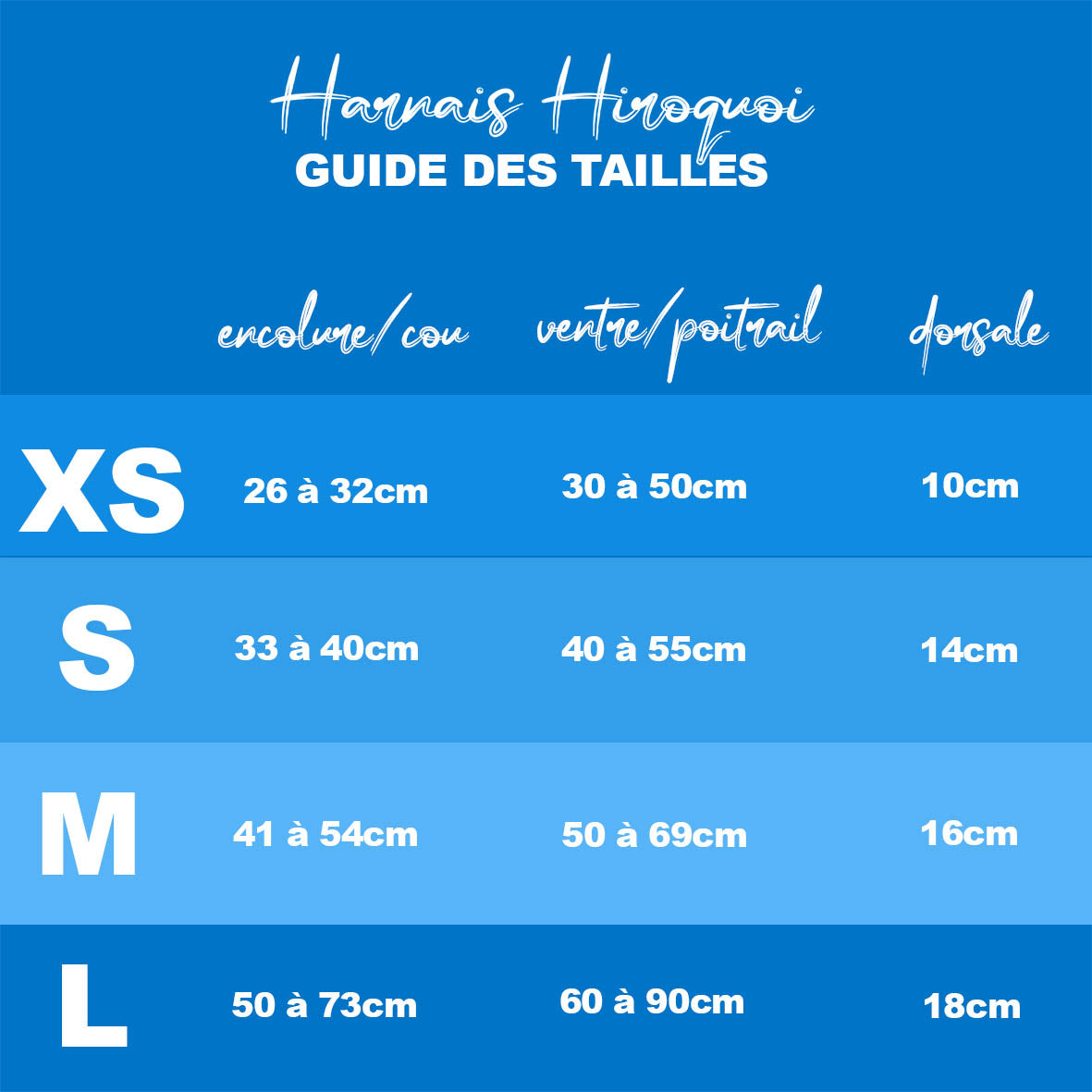 Harnais bleu foncé/bleu clair