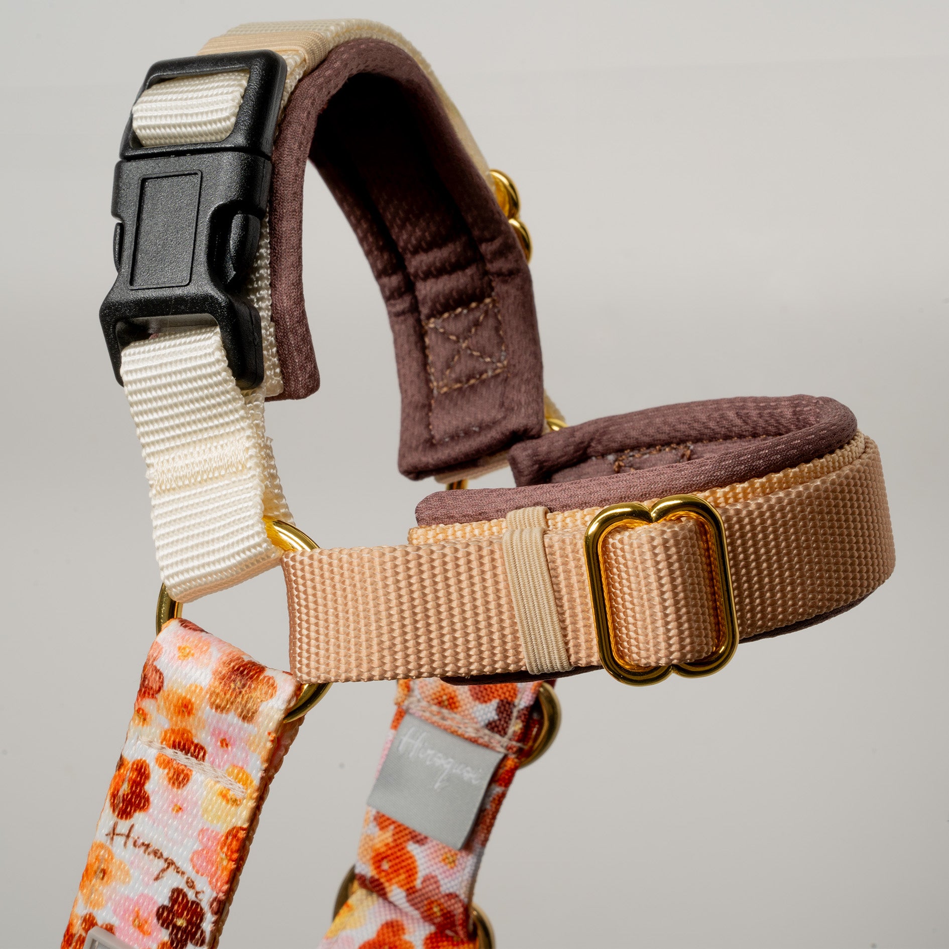 Harnais beige/camel