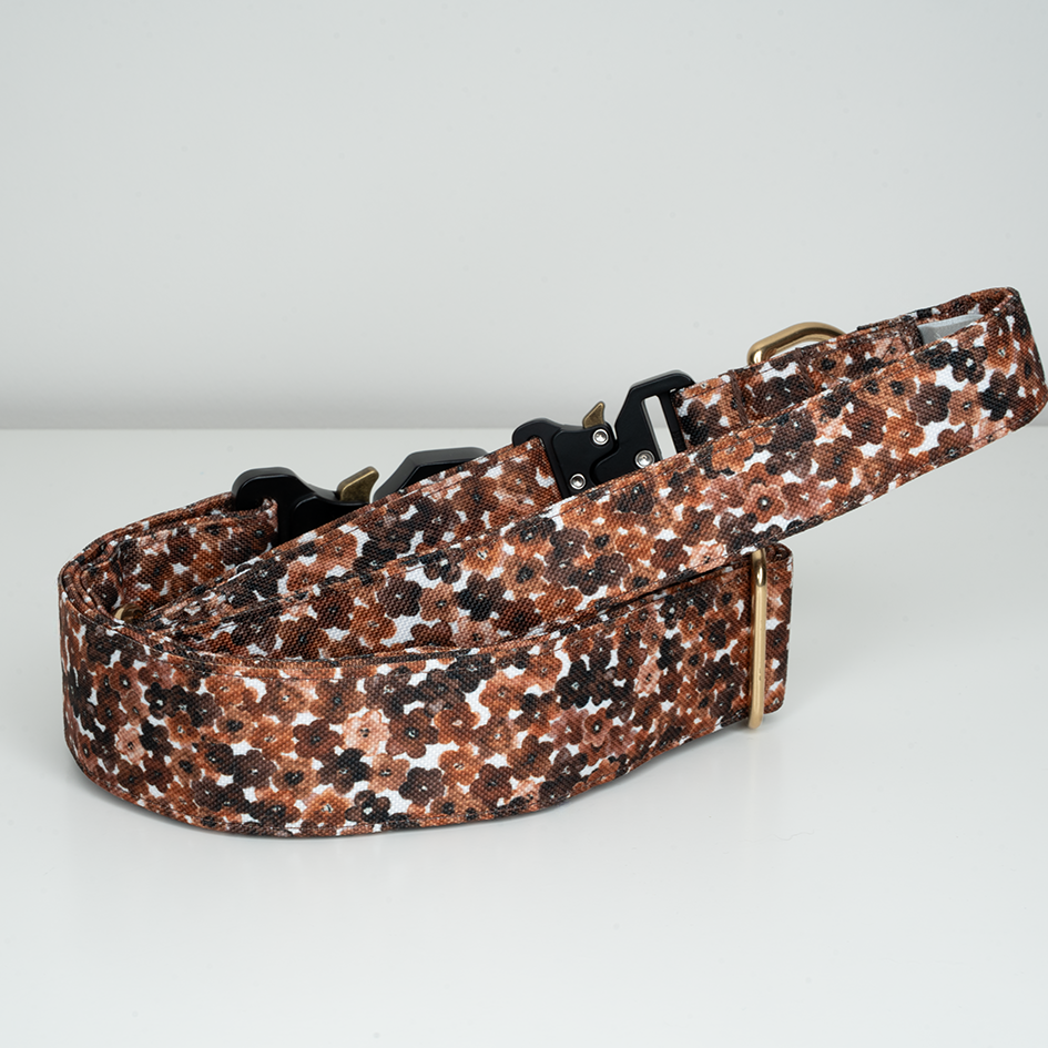 Collier FLORA MARRON