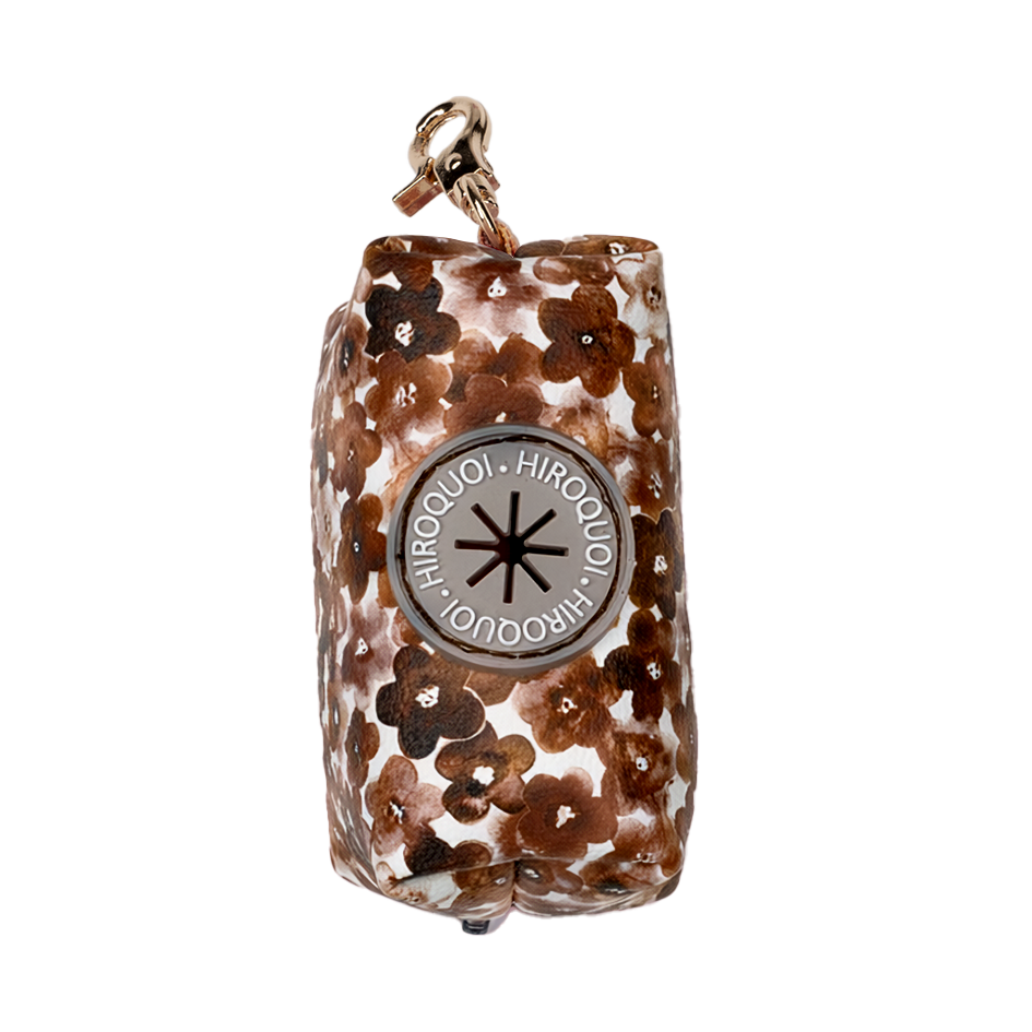 Poop bag FLORA MARRON