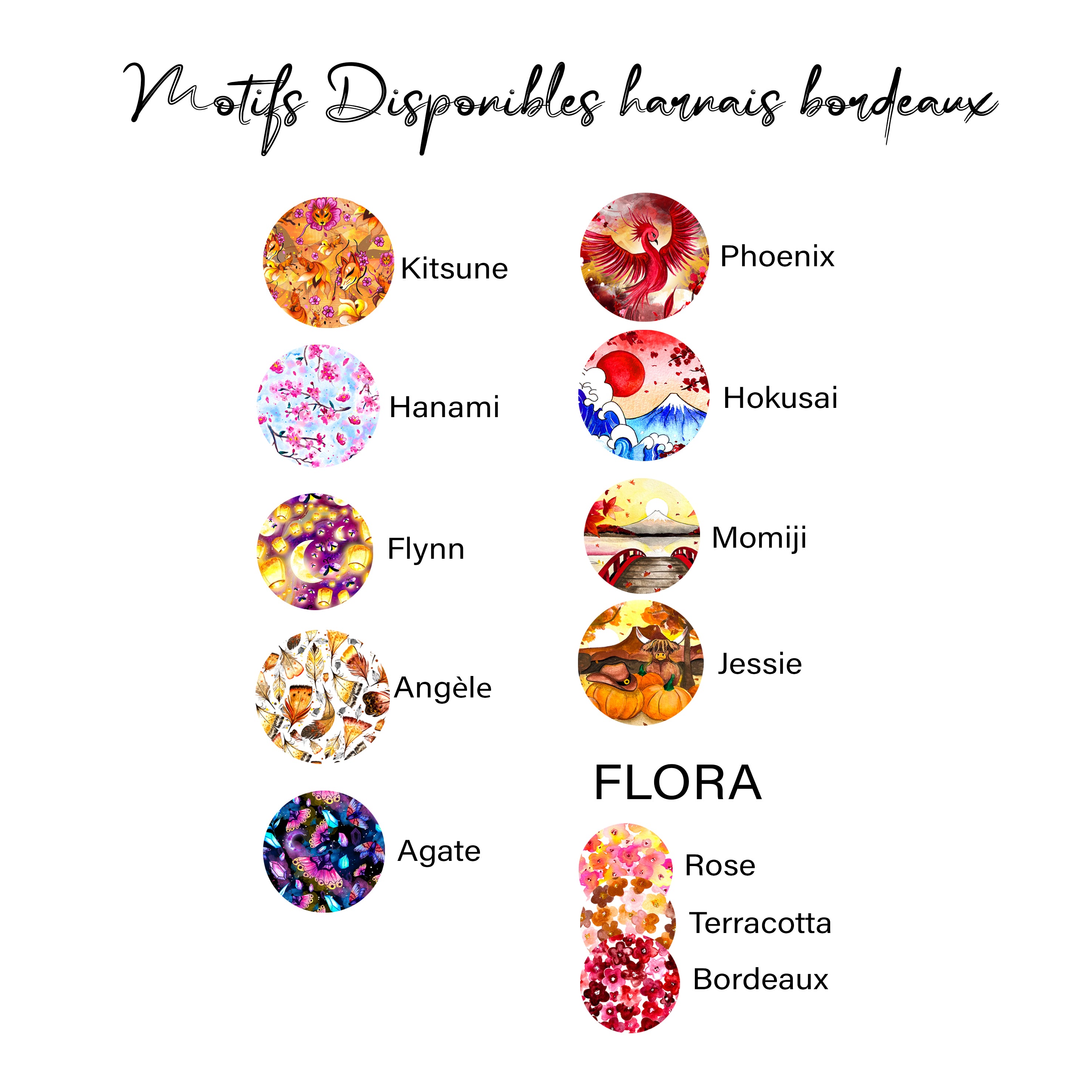 Harnais rose/bordeaux